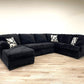 BRENTWOOD BLACK SECTIONAL