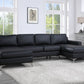 Candace Black Double Chaise Sectional (ETA 6/2)