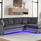 Candy Charcoal - Sectional (w/ LED's) **NEW ARRIVAL**