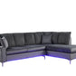 Candy Charcoal - Sectional (w/ LED's) **NEW ARRIVAL**