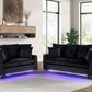 Celina Black- 2PC Sofa & Loveseat Set **NEW ARRIVAL**