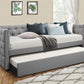 Courage Grey Linen -  Daybed with Trundle