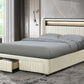 Cupid Beige Platform Bed - Twin, Full **NEW ARRIVAL**