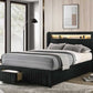 Cupid Black Platform Bed - Twin, Full **NEW ARRIVAL**
