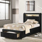 Cupid Black Platform Bed - Twin, Full **NEW ARRIVAL**