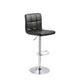 D120-130 Black Swivel Barstool