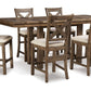 D631 - Counter Height Table + 6 Chairs Set **NEW ARRIVAL** **ON SALE**