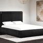 Diana Black Platform Bed - Queen **NEW ARRIVAL**