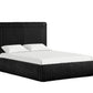 Diana Black Platform Bed - Queen **NEW ARRIVAL**
