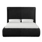Diana Black Platform Bed - Queen **NEW ARRIVAL**