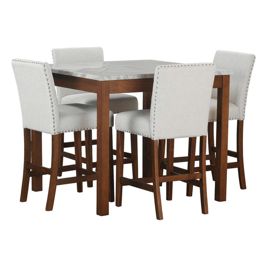 Dior11 - Pub Table + 4 Chair Set **NEW ARRIVAL**