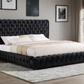 Dream Black Platform Bed - Queen, King