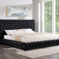 Dream Black Platform Bed - Queen, King