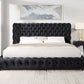 Dream Black Platform Bed - Queen, King