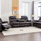 Dynamo Brown Reclining 3 PC Living Room Set