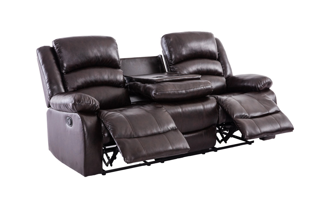 Dynamo Brown Reclining 3 PC Living Room Set