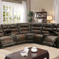 S1987 Phoenix Reclining Sectional (Brown)