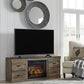 EW0446-268 - TV Stand w/Fireplace 60" L