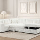 Forever Beige Sectional With Pull-Out Bed **NEW ARRIVAL**