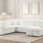 Forever Beige Sectional With Pull-Out Bed **NEW ARRIVAL**