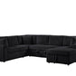 Forever Black Sectional With Pull-Out Bed **NEW ARRIVAL**