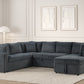 Forever Charcoal Sectional With Pull-Out Bed **NEW ARRIVAL**