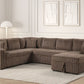 Forever Mocha Sectional With Pull-Out Bed **NEW ARRIVAL**