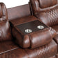Galveston Brown - 3PC OVERSIZED Reclining Set (1 LEFT)