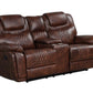 Galveston Brown - 3PC OVERSIZED Reclining Set (1 LEFT)