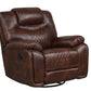 Galveston Brown - 3PC OVERSIZED Reclining Set (1 LEFT)