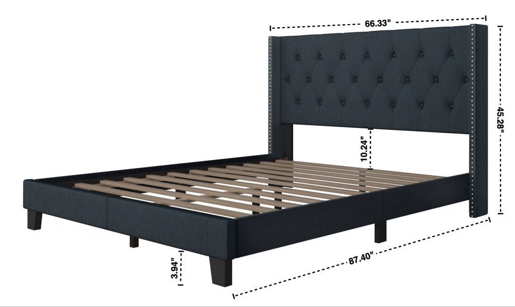 HH760 Platform Bed - Twin, Full, Queen & King