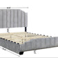 HH970 Platform Bed - Full, Queen, King