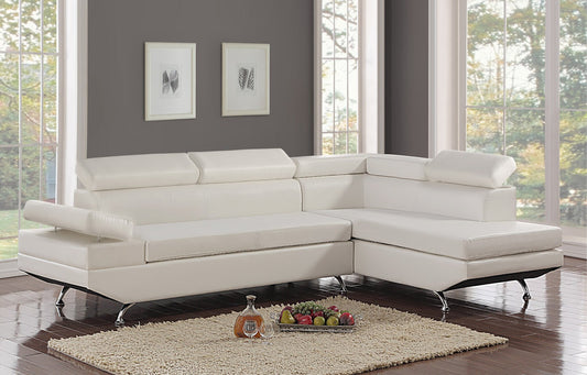 Moderno Sectional (White Black)