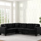 Logan2 Black - Reversible Sectional  **NEW ARRIVAL**