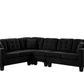 Logan2 Black - Reversible Sectional  **NEW ARRIVAL**