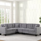 Logan2 Gray - Reversible Sectional  **NEW ARRIVAL**
