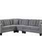 Logan2 Gray - Reversible Sectional  **NEW ARRIVAL**