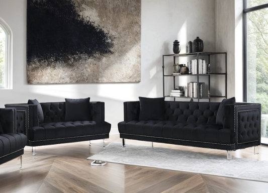 Lucas Black - 2pc Sofa and Loveseat Set **ON SALE**