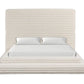 Mariah Beige Platform Bed - Queen, King **NEW ARRIVAL**
