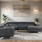 MILANO BLACK - 6PC Power Reclining Sectional