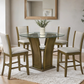 Orlando - Beige Pub Table + 4 Chair Set **NEW ARRIVAL**