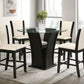 Orlando - White Pub Table + 4 Chair Set