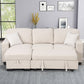 Pacific Beige Reversible Sectional With Pull-Out Bed  **ON SALE**
