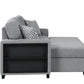 Pacific Gray Reversible Sectional With Pull-Out Bed **NEW ARRIVAL**