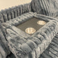 Poland Charcoal Reversible Sectional With Pull-Out Bed (1 SET LEFT)