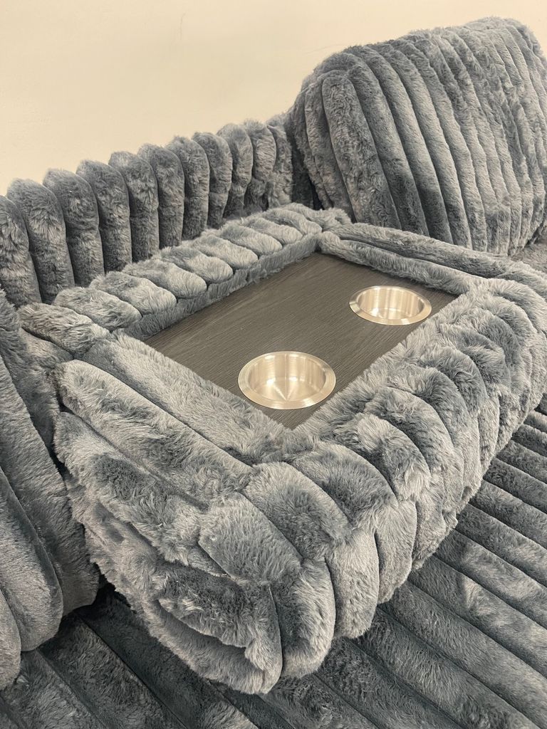 Poland Charcoal Reversible Sectional With Pull-Out Bed (1 SET LEFT)