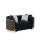 S3800 Athena (Black)Sofa and Loveseat