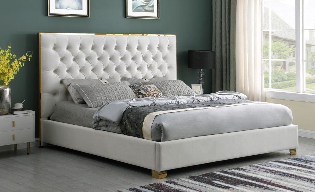 B600 Rose (Cream) Platform Bed