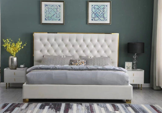 B600 Rose (Cream) Platform Bed