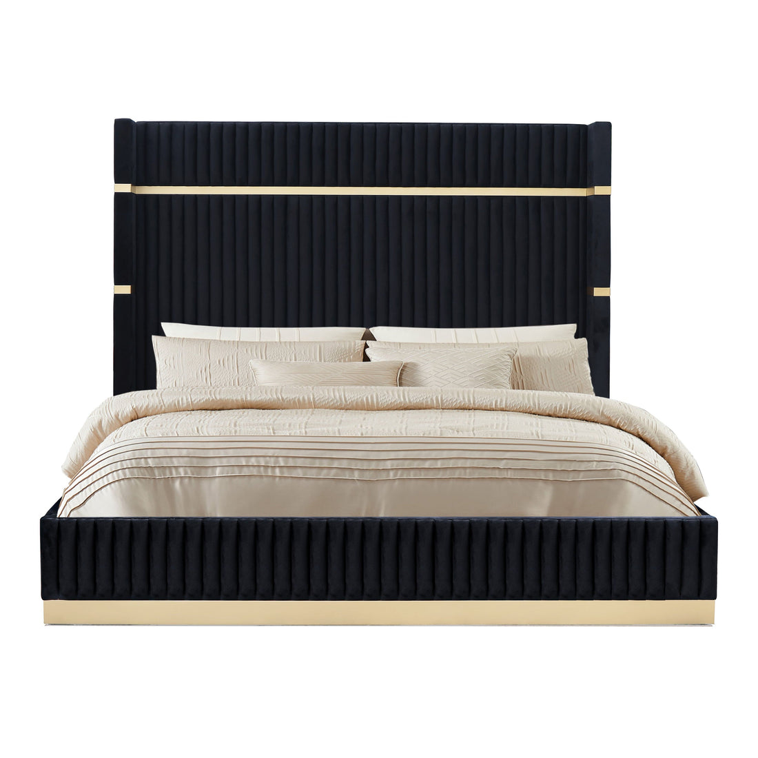 B7550 Evon (Black) Queen and King bedroom set